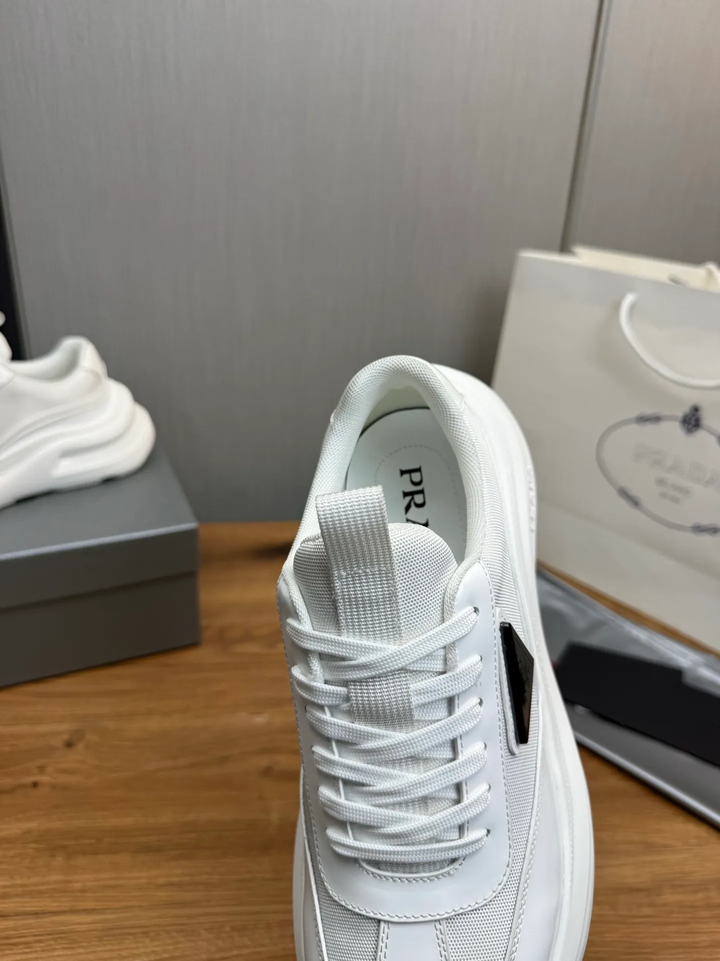 Men's shoes 💰660💰 [PRADA] Men's shoes are popular in the counter, official website is synchronized, high-quality shipments ✔️Original cowhide + cowhide lining, 1🆚1 replica, original sole, 38-45 (customized for 45, non-refundable)